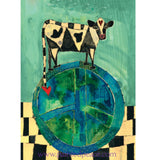 Earth Cow Metal Print - 13 By 18