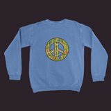 Peace Sweatshirt Flo Blue / Small (S)