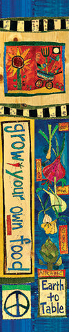 Grow Your Own Food Original On Wood 14’’ by 52’’