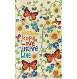 Hope Dream Love Inspire Mini Pole - 13 Inch