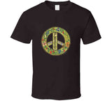 Peace T Shirt Classic / Dark Chocolate Small T-Shirt