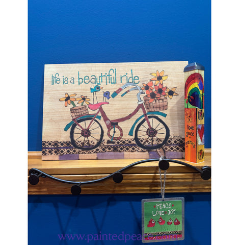 Life Is A Beautiful Ride 12’ By 18’ Wall Art
