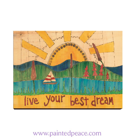 Live Your Best Dream Wall Art 12 By 18