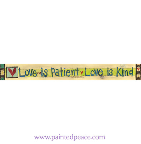 Love Is Patient Kind - Over The Door