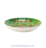 Peace Love Joy Appetizer Plate
