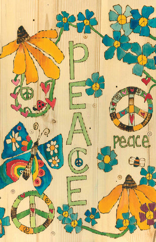 Stephanie New Peace Fine Metal Print 6 By 10