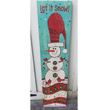 Snowman Porch Board