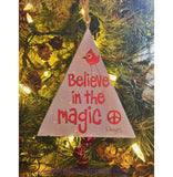 Believe In The Magic Of Christmas Tin Ornament