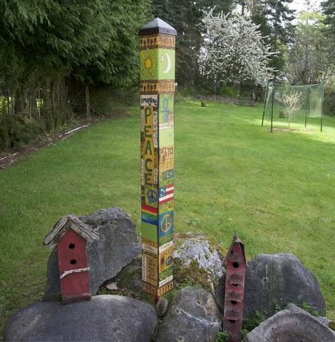 Universal Peace Art Pole - 5 Foot