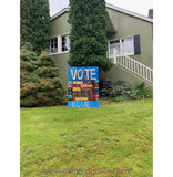 Vote Blue Yard Sign - Large 18 By 24