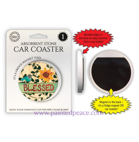 Blessed Car Coaster / Magnet