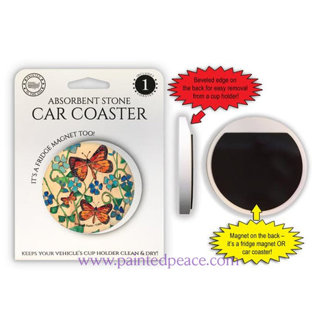Butterfly Car Coaster / Magnet
