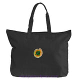 May Peace Prevail Heartful Peace Tote Bag Black / One Size Tote Bag Large