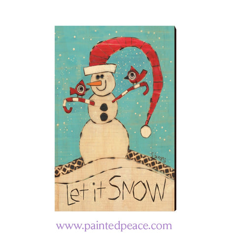 Let It Snow Post Card