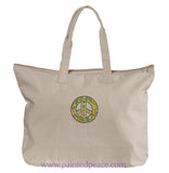 Peace Heartful Peace Tote-Bag One Size / Natural Tote